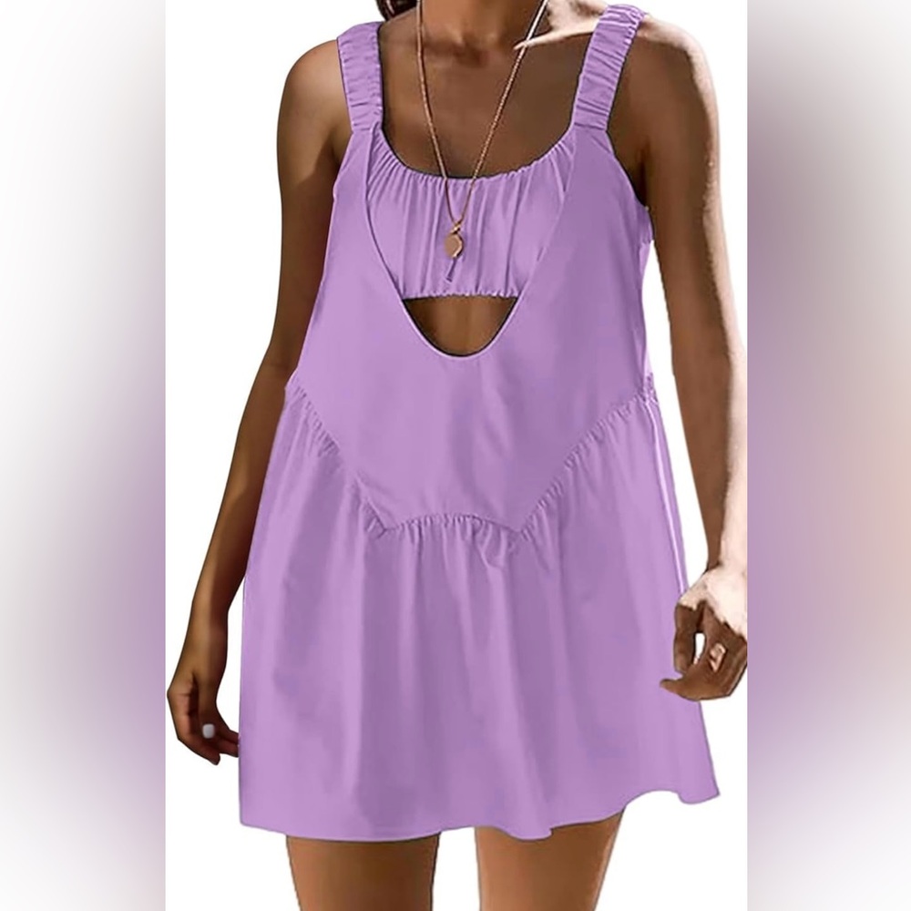 Lavender Women’s Athletic Tennis Dress